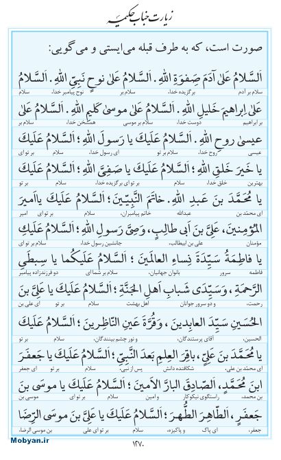 مفاتیح مرکز طبع و نشر قرآن کریم صفحه 1270