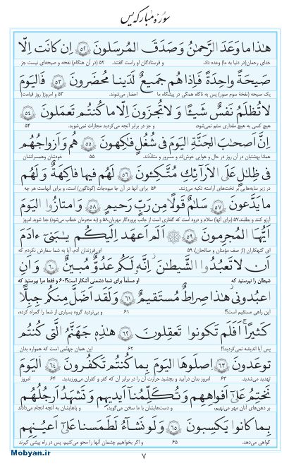 مفاتیح مرکز طبع و نشر قرآن کریم صفحه 7