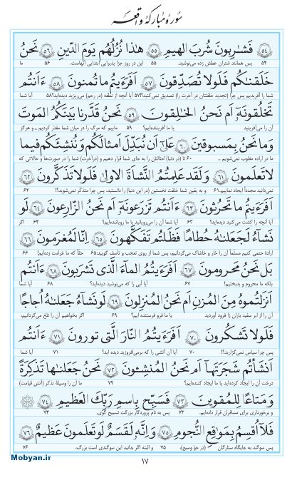 مفاتیح مرکز طبع و نشر قرآن کریم صفحه 17
